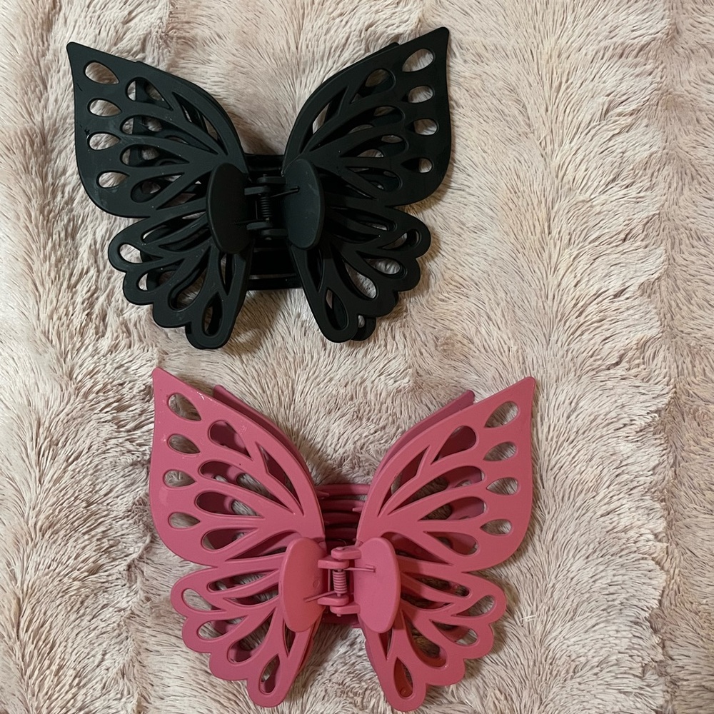 butterfly claw clips